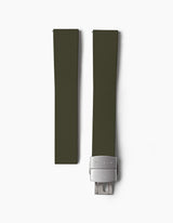 Olive FKM rubber watch dtrap