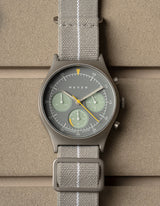 MUS SOLAR C-04 OFFWHITE 40MM + COOL GRAY PARACHUTE STRAP SET