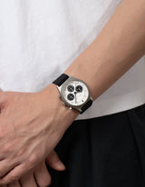 MUS SOLAR C-05 BLACK 40MM + BLACK PARACHUTE STRAP SET