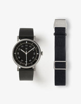 MUS-03 BLACK 34MM + BLACK PARACHUTE STRAP SET