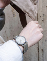 MUS-01 NATURAL 34MM + KHAKI PARACHUTE STRAP SET