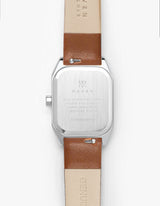 Symmetria Series - Brown Leather Watch Strap