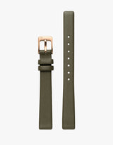 Symmetria Series - Olive Leather Watch Strap