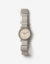 Gray minimalist womens watch