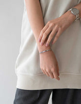 The Minute Cuff, Polished Silver