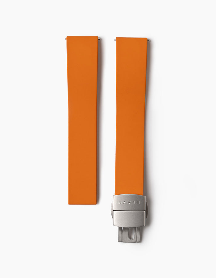 Orange CTS FKM Rubber Strap