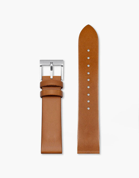 20mm MUS Brown Leather Strap