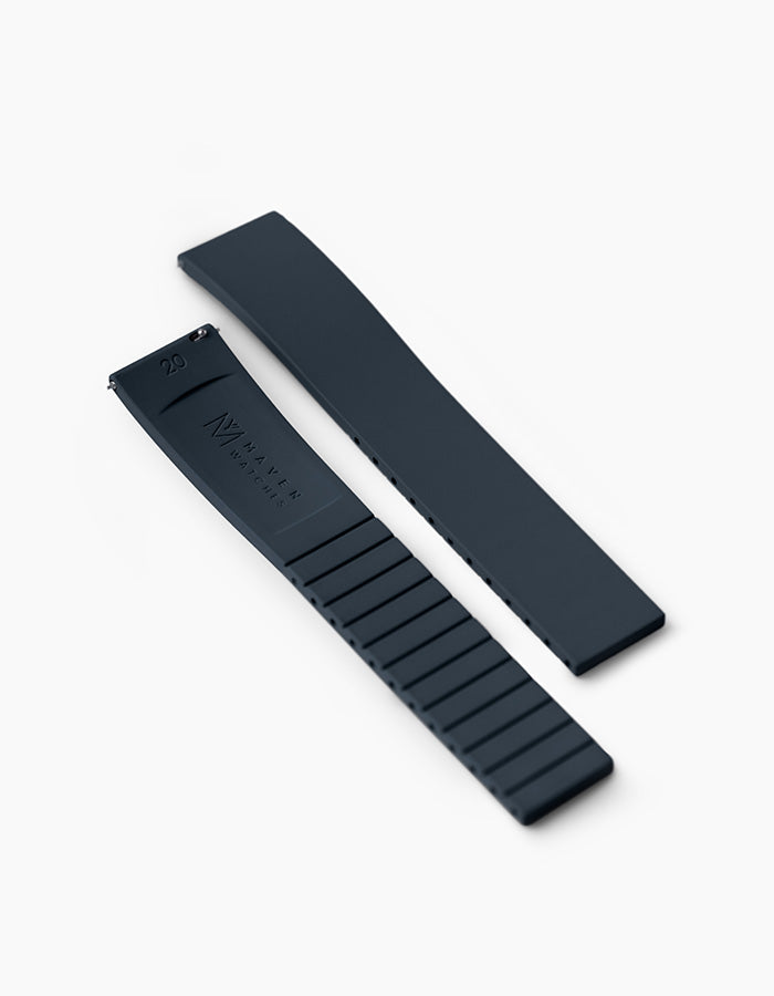 Navy CTS FKM Rubber Strap