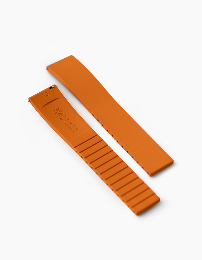 Orange CTS FKM Rubber Strap
