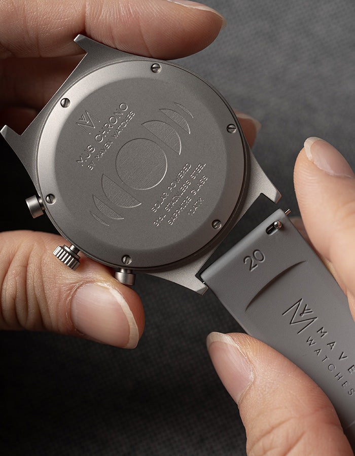 Navy CTS FKM Rubber Strap
