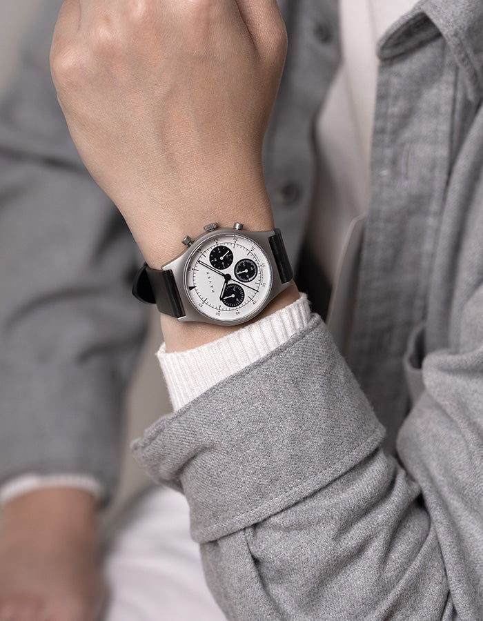 MUS SOLAR C-05 BLACK 40MM + BLACK PARACHUTE STRAP SET