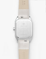 Symmetria Series - Offwhite Leather Watch Strap