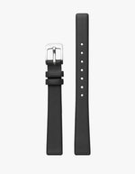 Symmetria Series - Black Leather Watch Strap
