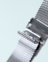 Silver Mesh Watch Band