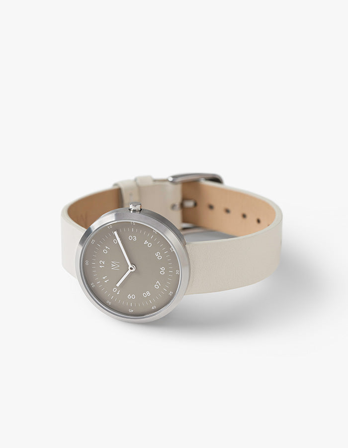 Smoke Green Offwhite minimalist womens watch