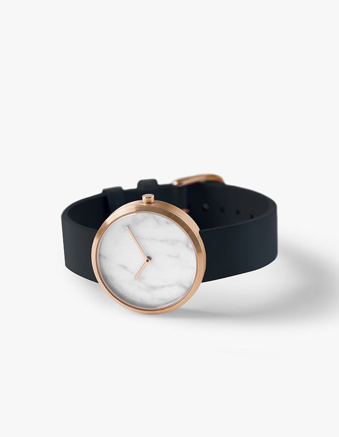 Navy minimalist womens watch