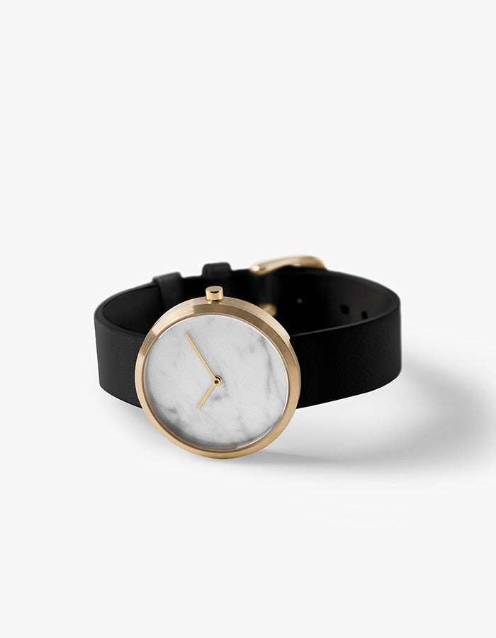 Black minimalist womens watch