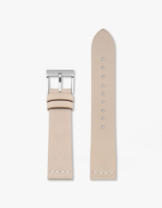 20mm MUS Natural Leather Strap