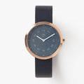 Navy minimalist womens watch