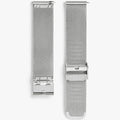 Silver mesh watch band